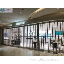 Commercial Plycarbonate Slat Aluminium Accordion Door